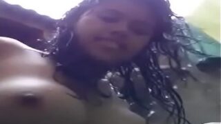 Salem tamil village girl bath recording video