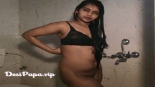 Swetha naked bathing video with wet flowery breasts