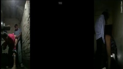 Village ladies night time affair in the bathroom