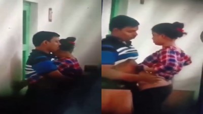 College professor and student hidden camera sex in classroom