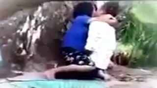 A young unmarried man fucks his village wife in outdoor