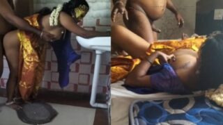 Anni fucks with her husband’s younger brother in a saree