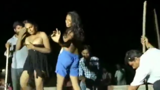 Transgenders’ sexy midnight nude record dance in the village