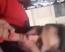 Benazir begam anni doing blowjob sex in home