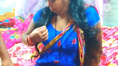 Young man sucks and fucks a Bhabhi pussy