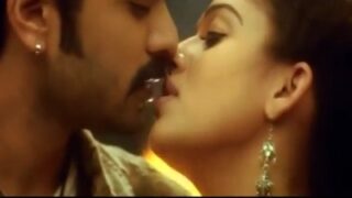 South Indian Actress Nayanthaara kissing and romantic sex scenes