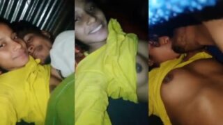 Thiruchirappalli young college couple outdoor fucking mms