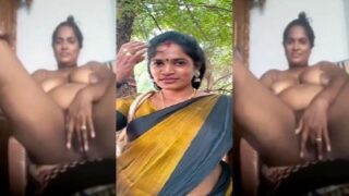 Thiruchirappalli YouTuber Sadhana Aunty nude pussy mms sex