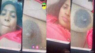 Trichy youtuber Shadana Aunty shows nude mulai in video call