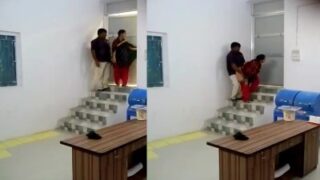 Catch a Aunty Teacher quick fucks with HM in Head office