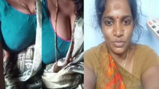 Trichy Sadhana Aunty showing a big boobs in Trending mms