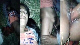 Salem Village Girl hot outdoor fucking in night time