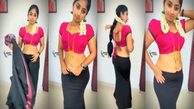 Actress sharmy shows the sexy boob and ass in a Trending mms