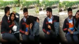 Coimbatore College girl sucking cock in a park