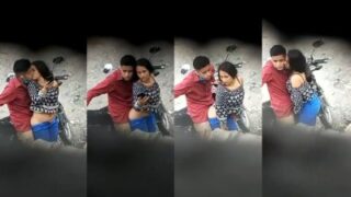 Bangalore girl fucking in public street with bf