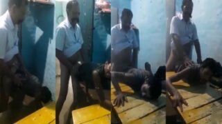 Village hostel warden uncle fucks gay student ass in doggy