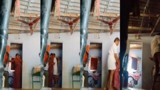 Trichy Village wife having affair with old man with hot talk