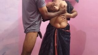 Madurai Aunty having luxury saree fuck with young man