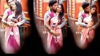 Salem girl outdoor boobs press romance with bf