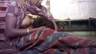 Salem big mulai Anni gives milk to her innocent kozhunthan