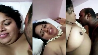 Kannur big mallu aunty enjoys boobs sucking by gardener