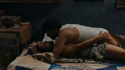 Aunty hardcore fucking with young lover in a sex movie scene