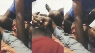 Kanchipuram local item aunty threesome sex with talk