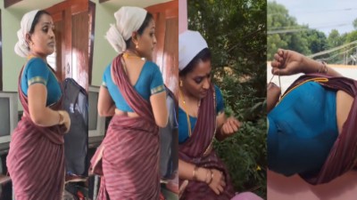 Sexy actress housewife romantic mulai clip