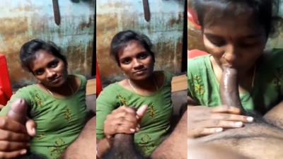 Pollachi village unmarried teacher hot blowjob with speech