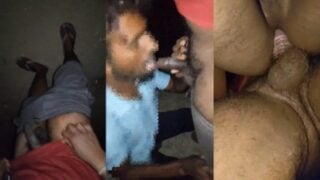 Madurai local gay night time outdoor blowjob and anal fuck