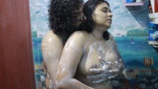 Malayalam Aunty nude bath sex with neighbor man