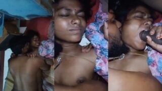 Pollachi 19yr Teen virgin girl threesome sex with uncles