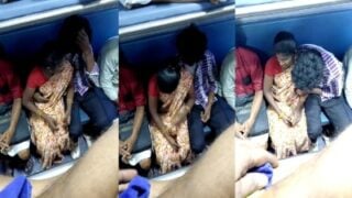 Trichy paiyan Hari pressing stranger aunty mulai on train