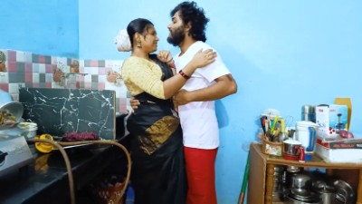 Gorgeous newly married housewife morning sex with husband