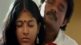 Actress Anjali having romance with a stranger in a blue film