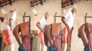 80 years old man enjoy riding village 19yr Teen girl pussy
