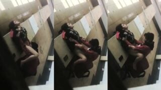College student licking her Teacher pussy in class room