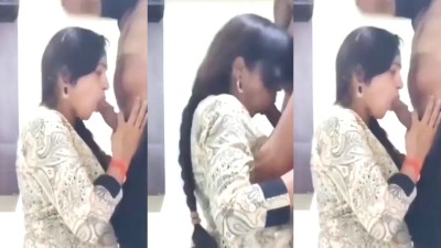 Scandal aunty sucking her neighbor paiyan chocolate dick