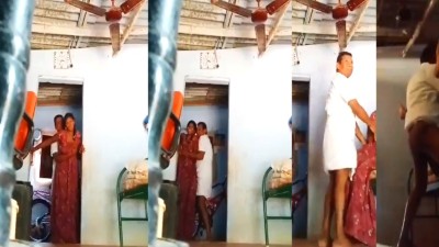 Gramathu housewife qucik fucking with old mamanar