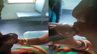 Tindivanam local shemale hot blowjob on running train