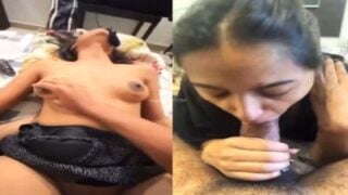Chennai 19yr Teen girl gives hot blowjob to neighbor hubby
