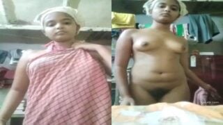 Kanchipuram village 19yr girl beautiful boobs and pussy