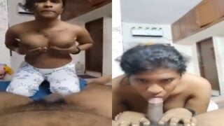 Puducherry shemale boobs pressing and lovely blowjob to bf