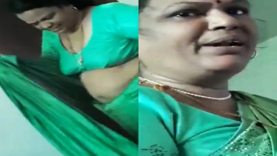 Kanchipuram 50+ old item aunty sex talk with wear saree