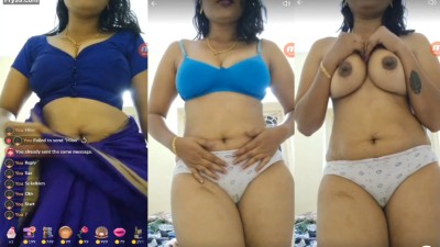 Chennai desi aunty Devi live talk with nude hot boobs