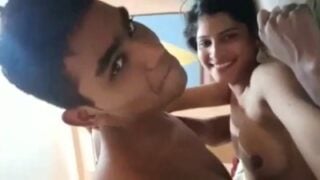 Sister fucking with cousin brother on house