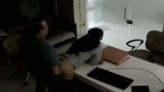 Professor and college girl office fucking sex capture