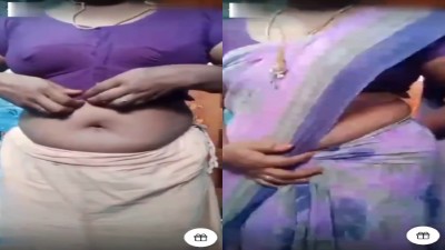 Village scandal housewife saree strips and fingering pussy