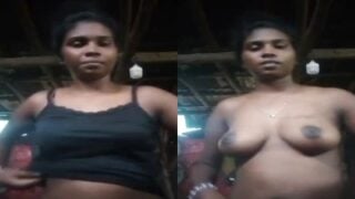 Sri Lankan village unmarried ponnu nude mulai with talk