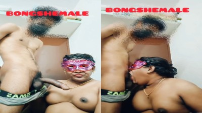 Tamilnadu mature Shemale deep throat blowjob with voice